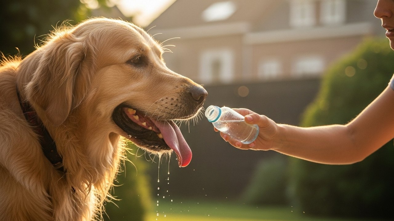 Coup de chaleur chez le chien et le chat — refroidissement progressif et urgence vétérinaire